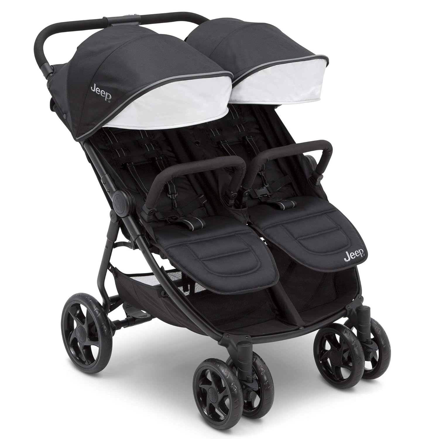 Jeep Destination Ultralight Side x Side Double Stroller, Midnight - Image 2